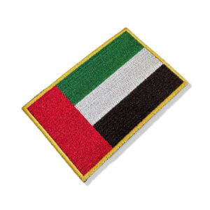 BP0210-021 Bandeira A.U.E. Patch Bordado 10,2×6,8cm